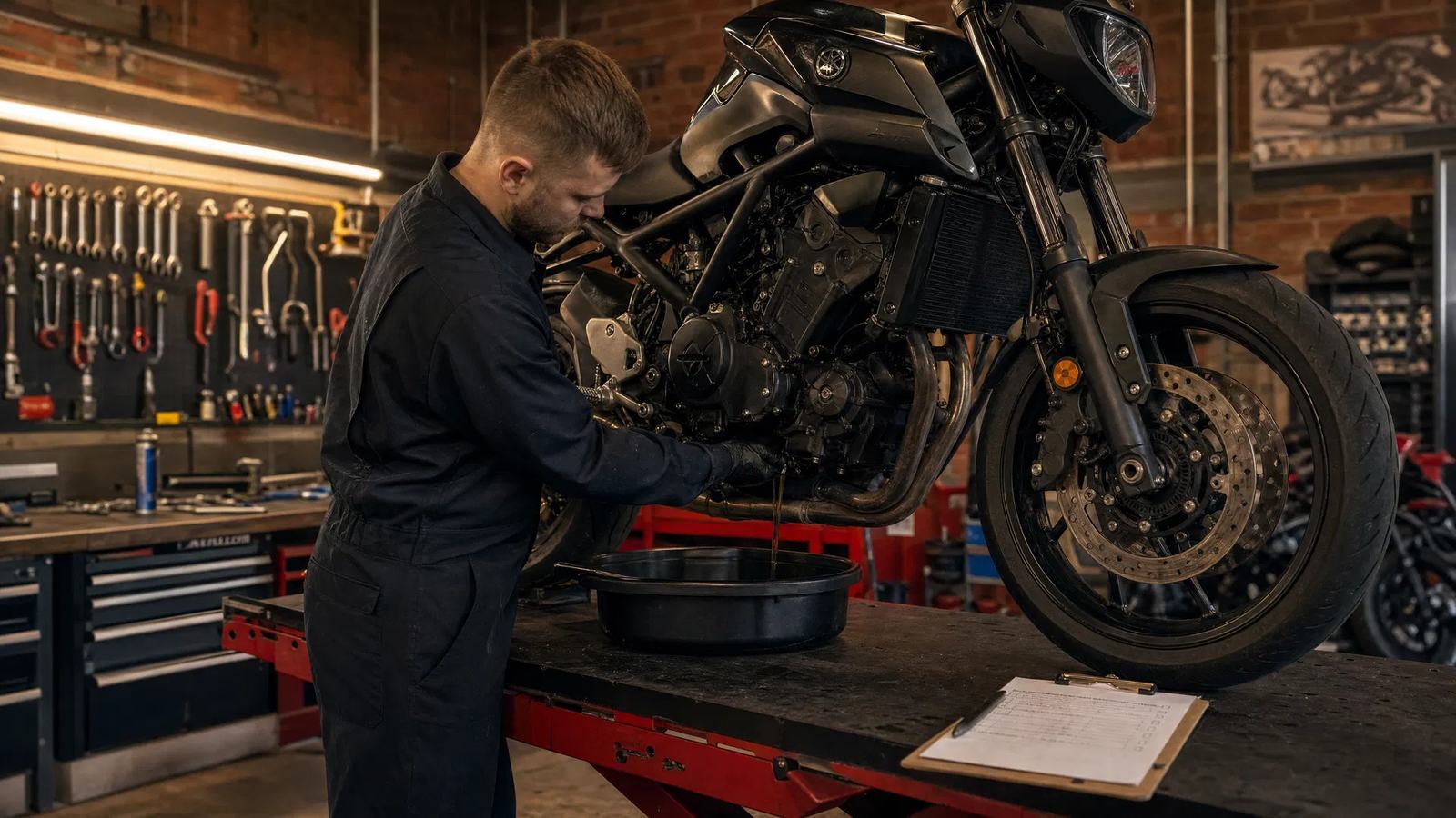 Oto ve motosiklet teknik bakım atölyesi